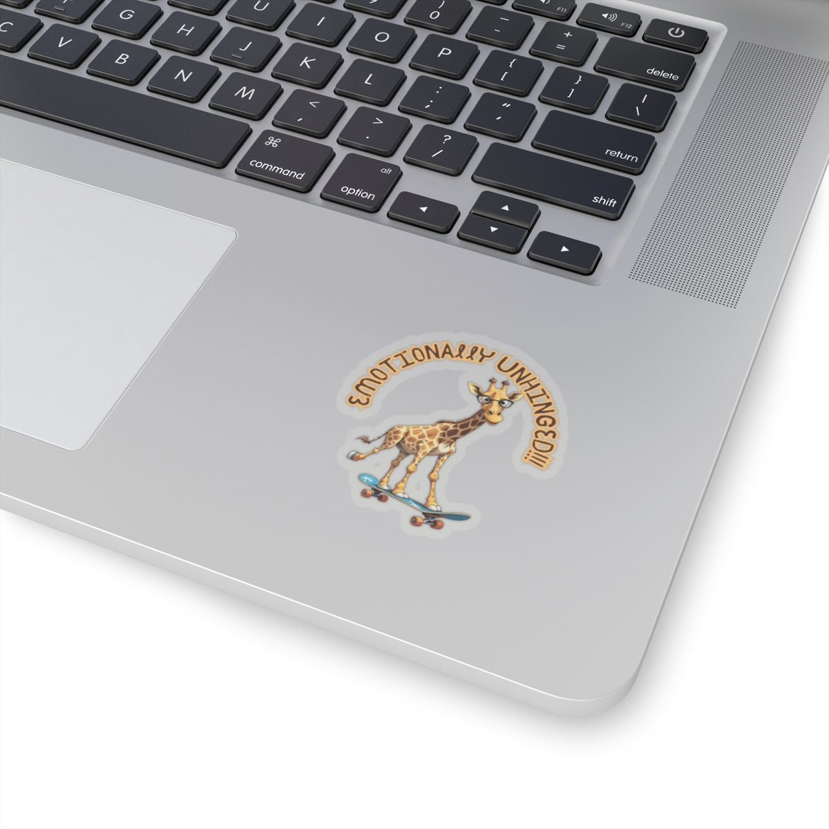 Emotionally Unhinged Giraffe Sticker