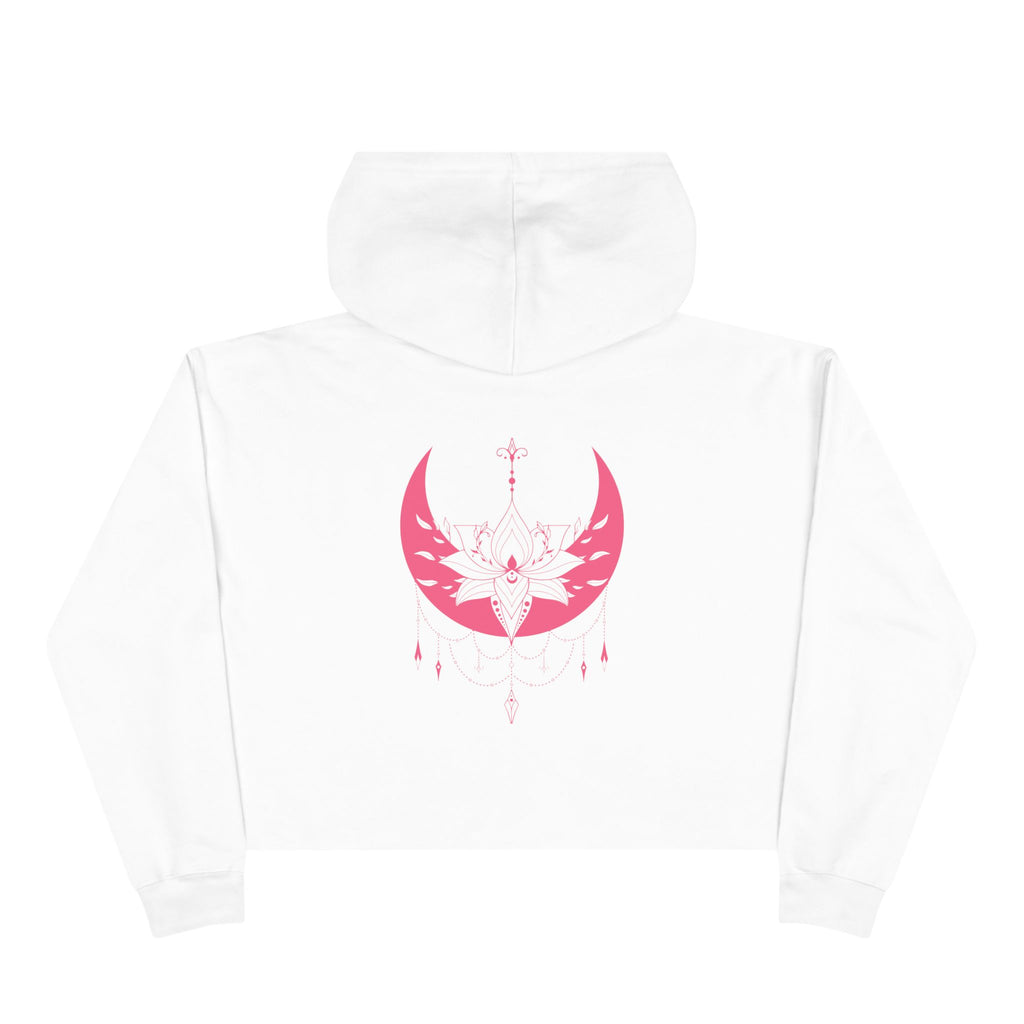 No! Full StopInclusive  Crop Hoodie – Lunar Lotus