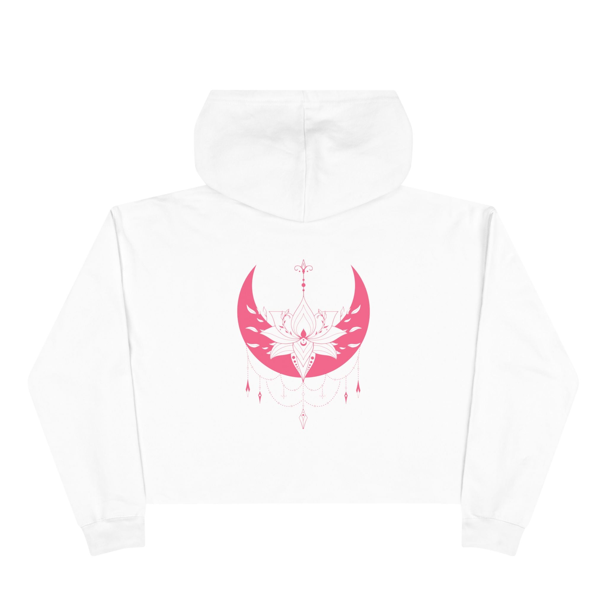 No! Full StopInclusive  Crop Hoodie – Lunar Lotus