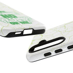 Sassy Quote Marble Crack Phone Case