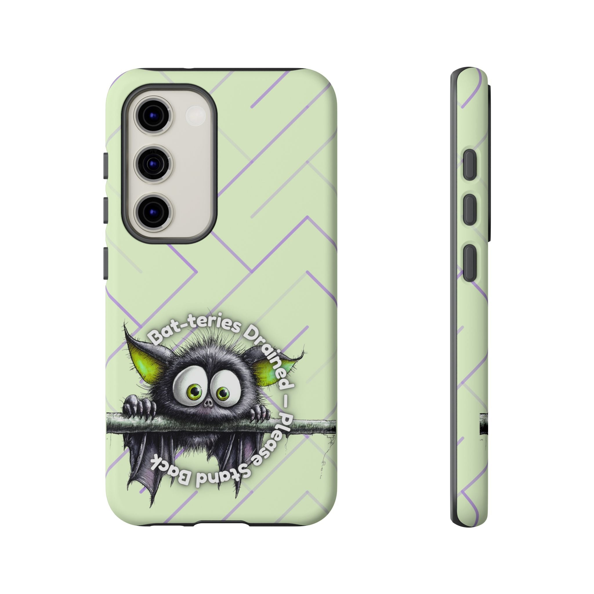 Bat-teries Drained Phone Case – Quirky Bat