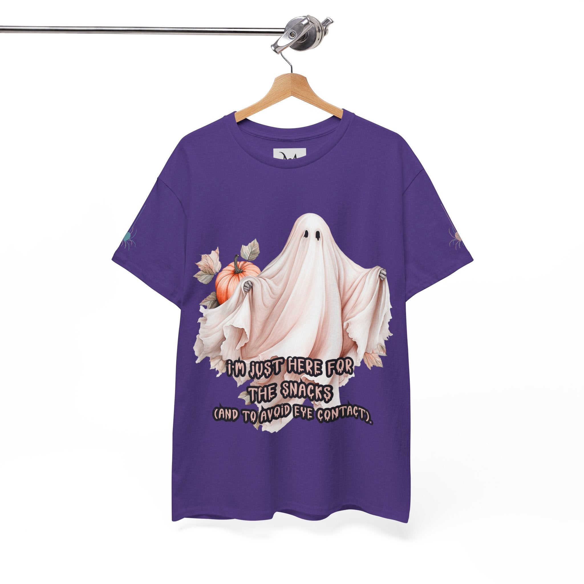 Here for the Snacks (and Avoiding Eye Contact) Halloween Tee