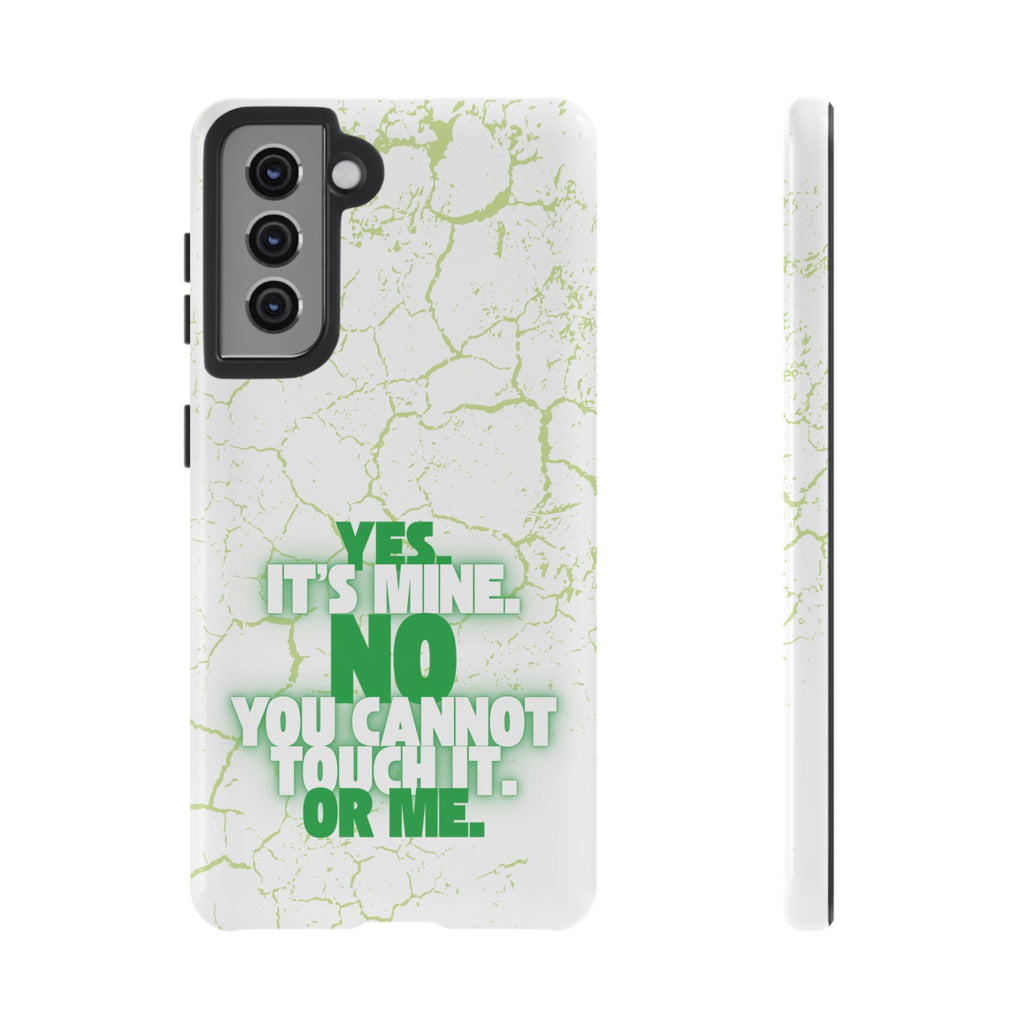 Sassy Quote Marble Crack Phone Case