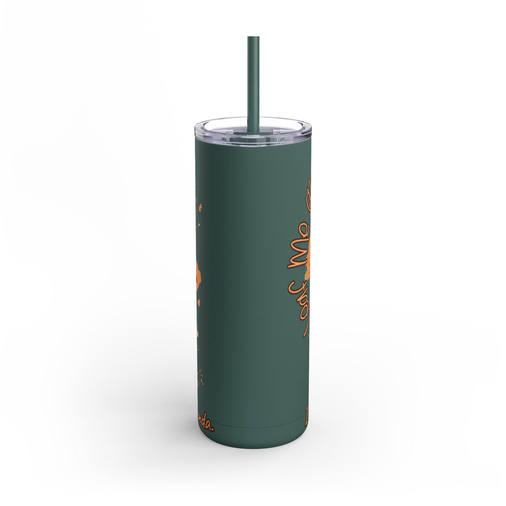 Leaf Me Alone – Limited Edition Fall Ghost Skinny Tumbler (20oz / 600ml)
