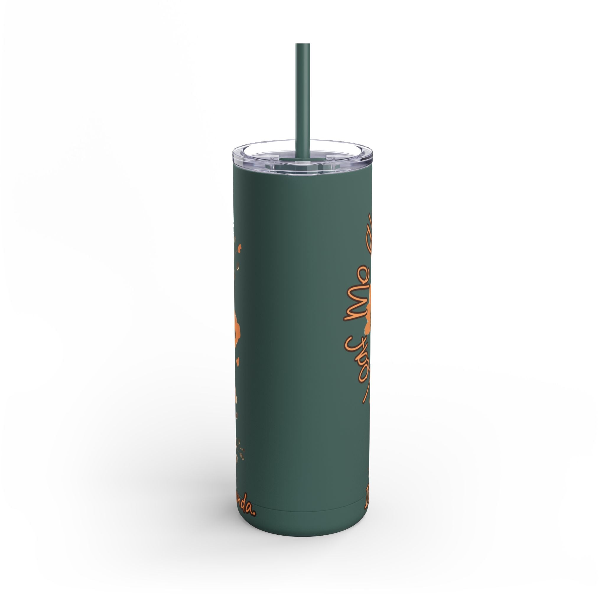 Leaf Me Alone – Limited Edition Fall Ghost Skinny Tumbler (20oz / 600ml)