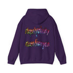 Unapologetically Neurodivergent Hoodie-Holographic Crystal Tree Design, Bold Identity Statement