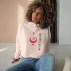 No! Full StopInclusive  Crop Hoodie – Lunar Lotus