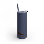 Witch, Please , Skinny Matte Tumbler with Straw (20oz / 600ml)