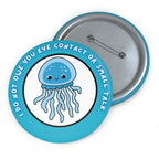 Autism Awareness Pin Badge – Jellyfish Design (3in)
