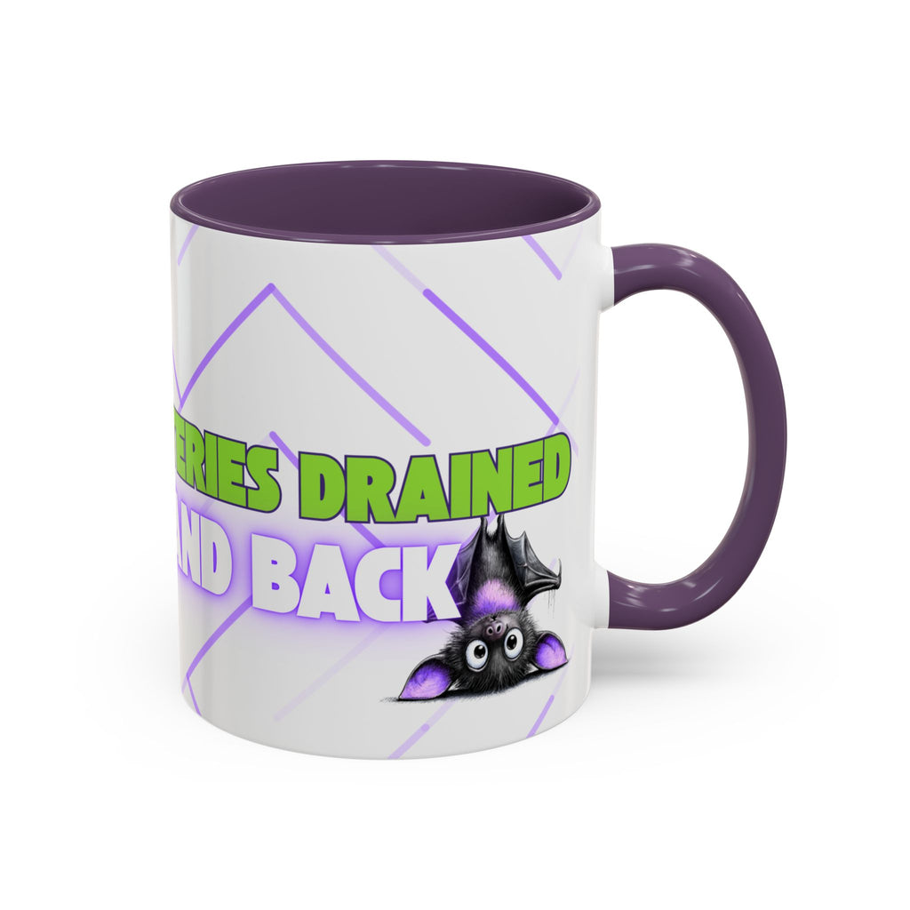 Bat-teries Drained Mug – Quirky Bat Design