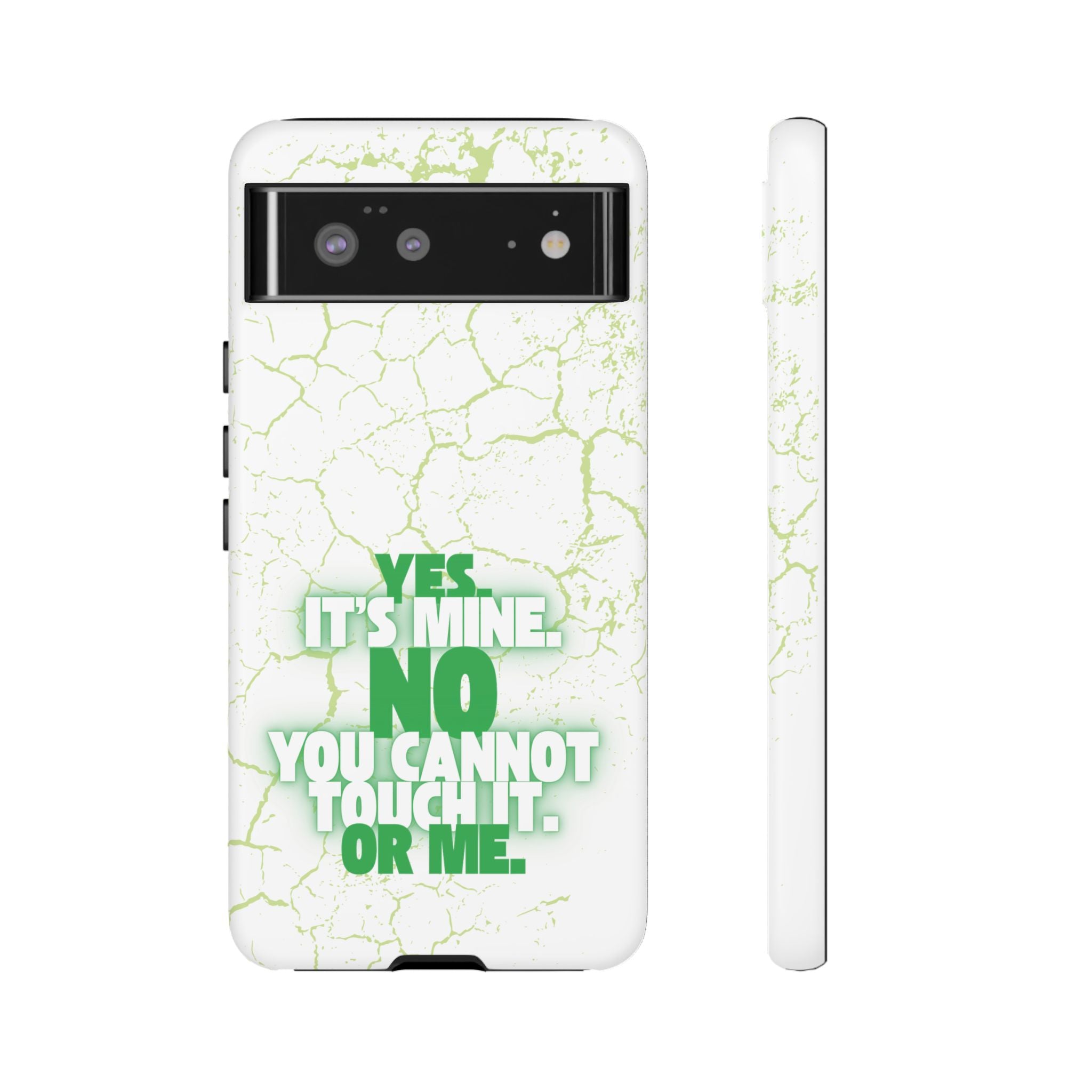 Sassy Quote Marble Crack Phone Case
