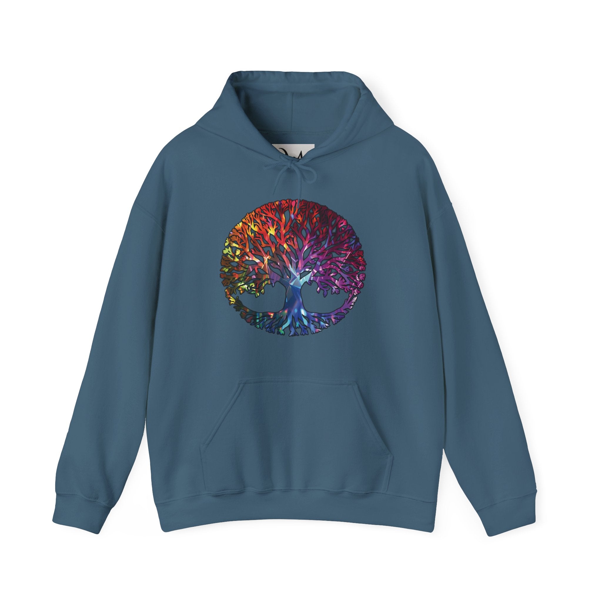 Unapologetically Neurodivergent Hoodie-Holographic Crystal Tree Design, Bold Identity Statement