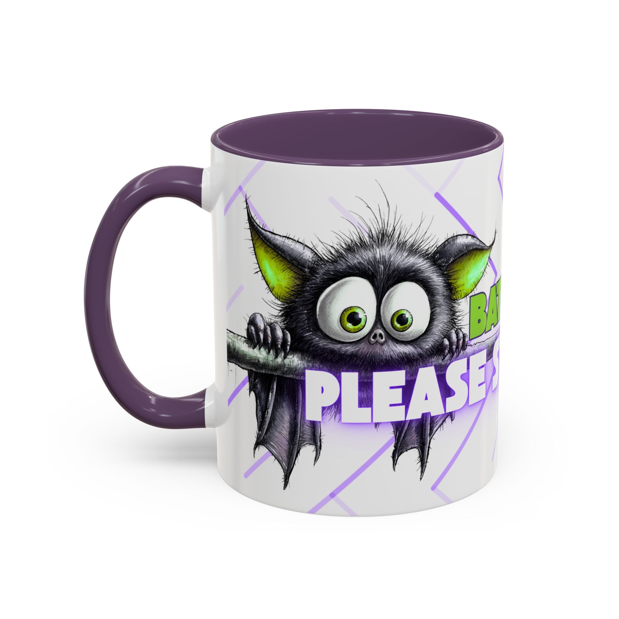 Bat-teries Drained Mug – Quirky Bat Design