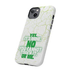 Sassy Quote Marble Crack Phone Case