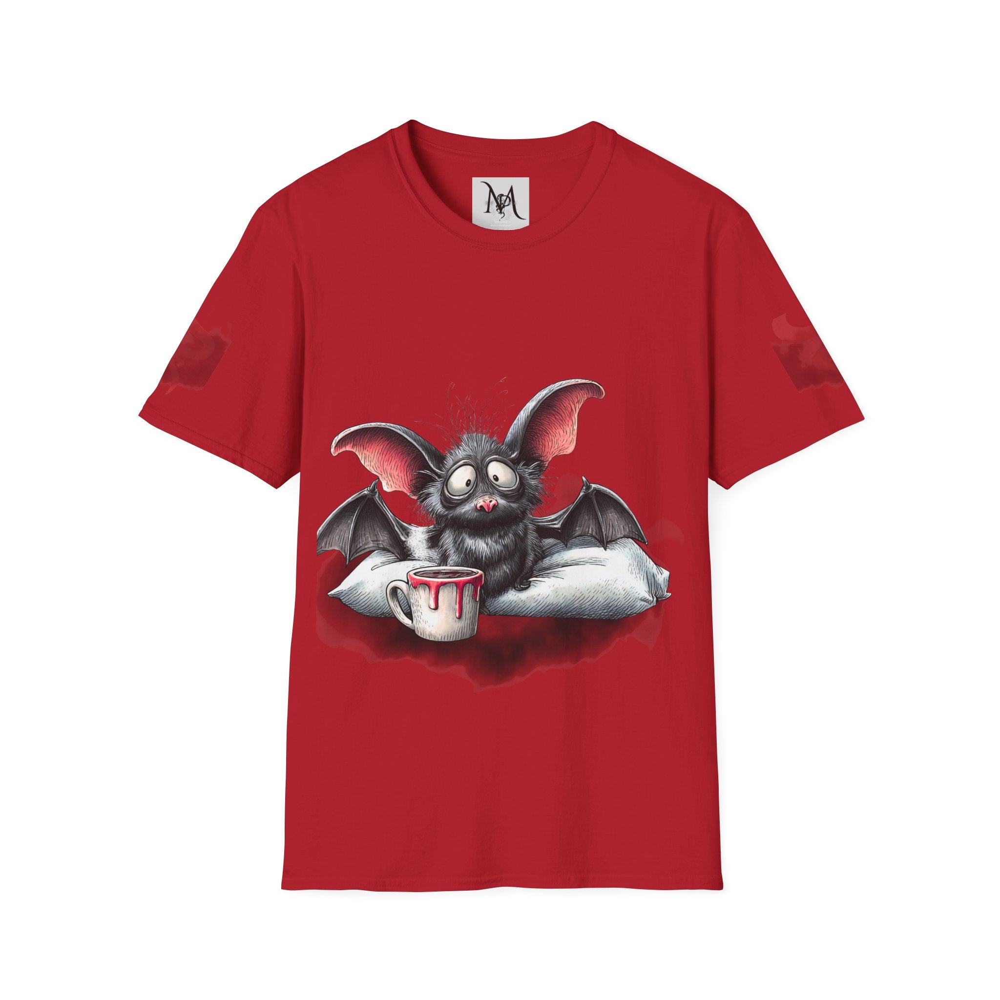 Bat-teries Drained – Cute and Funny Bat T-Shirt