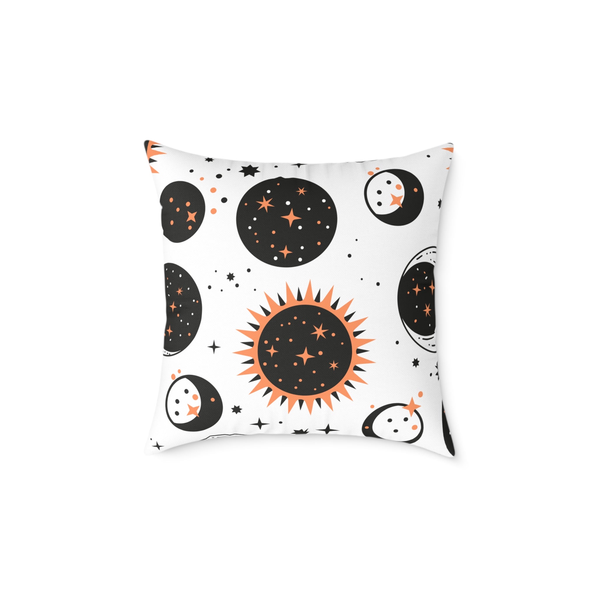 Too Gourd for Your Drama – Celestial Sun & Moon Throw Pillow