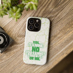 Sassy Quote Marble Crack Phone Case