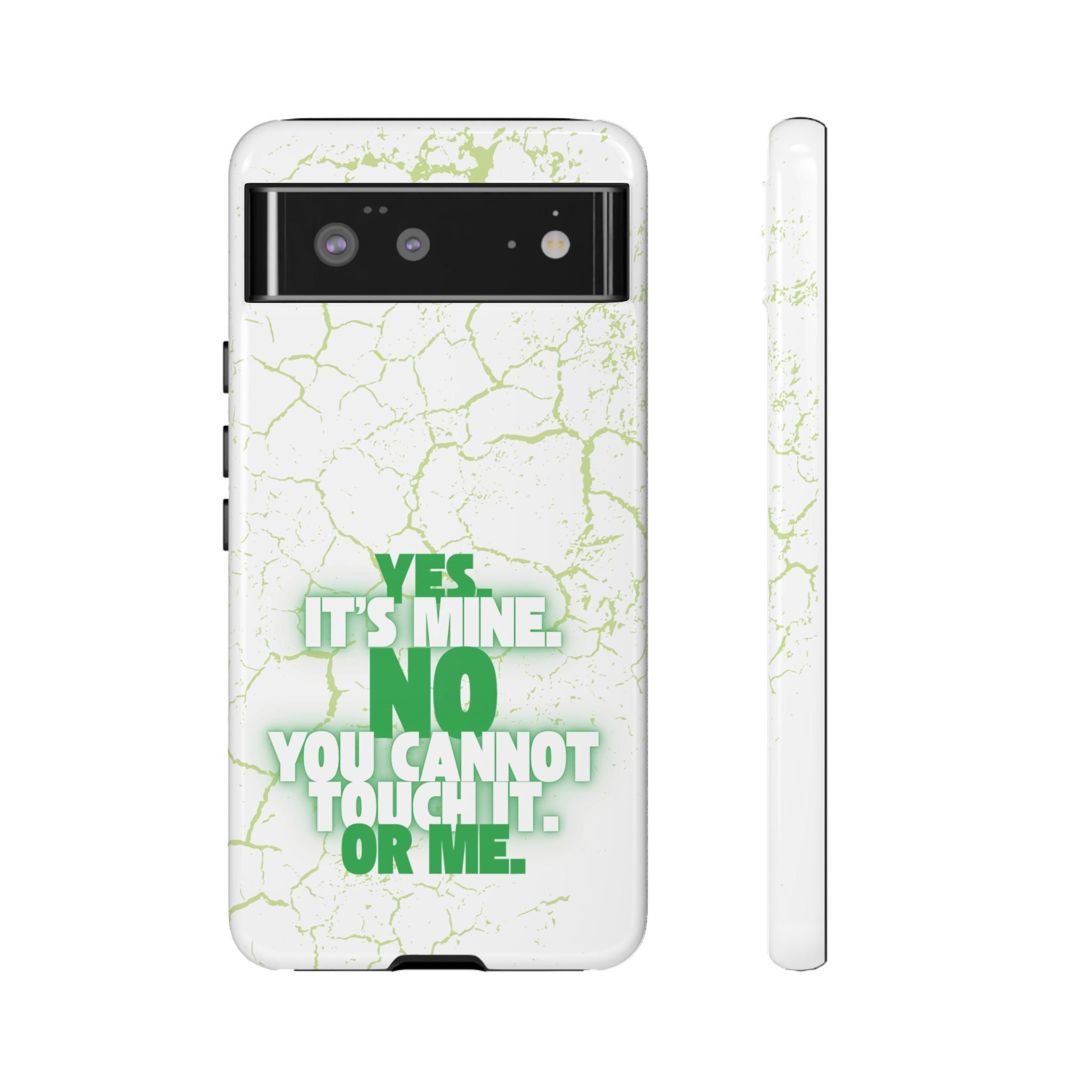 Sassy Quote Marble Crack Phone Case