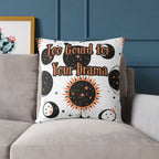 Too Gourd for Your Drama – Celestial Sun & Moon Throw Pillow