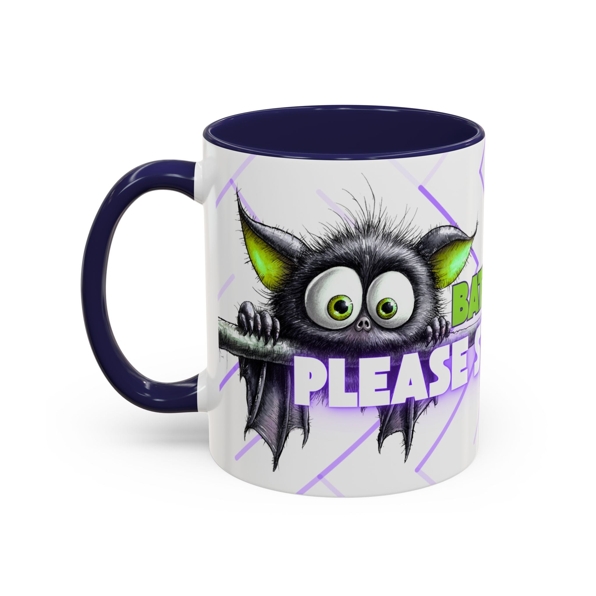 Bat-teries Drained Mug – Quirky Bat Design