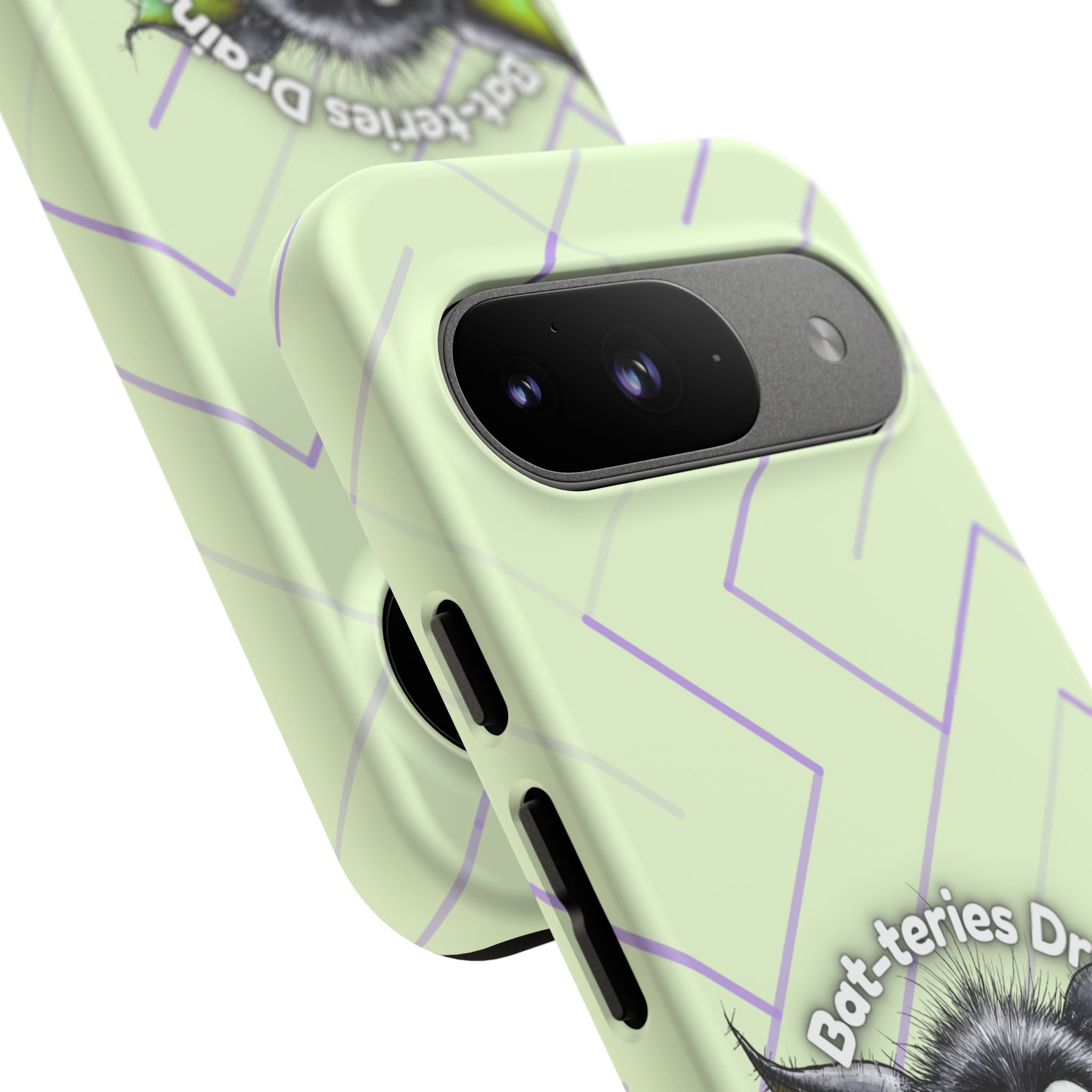 Bat-teries Drained Phone Case – Quirky Bat