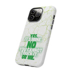 Sassy Quote Marble Crack Phone Case