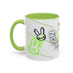 No! Full Stop Mug – Neon Graffiti Bear