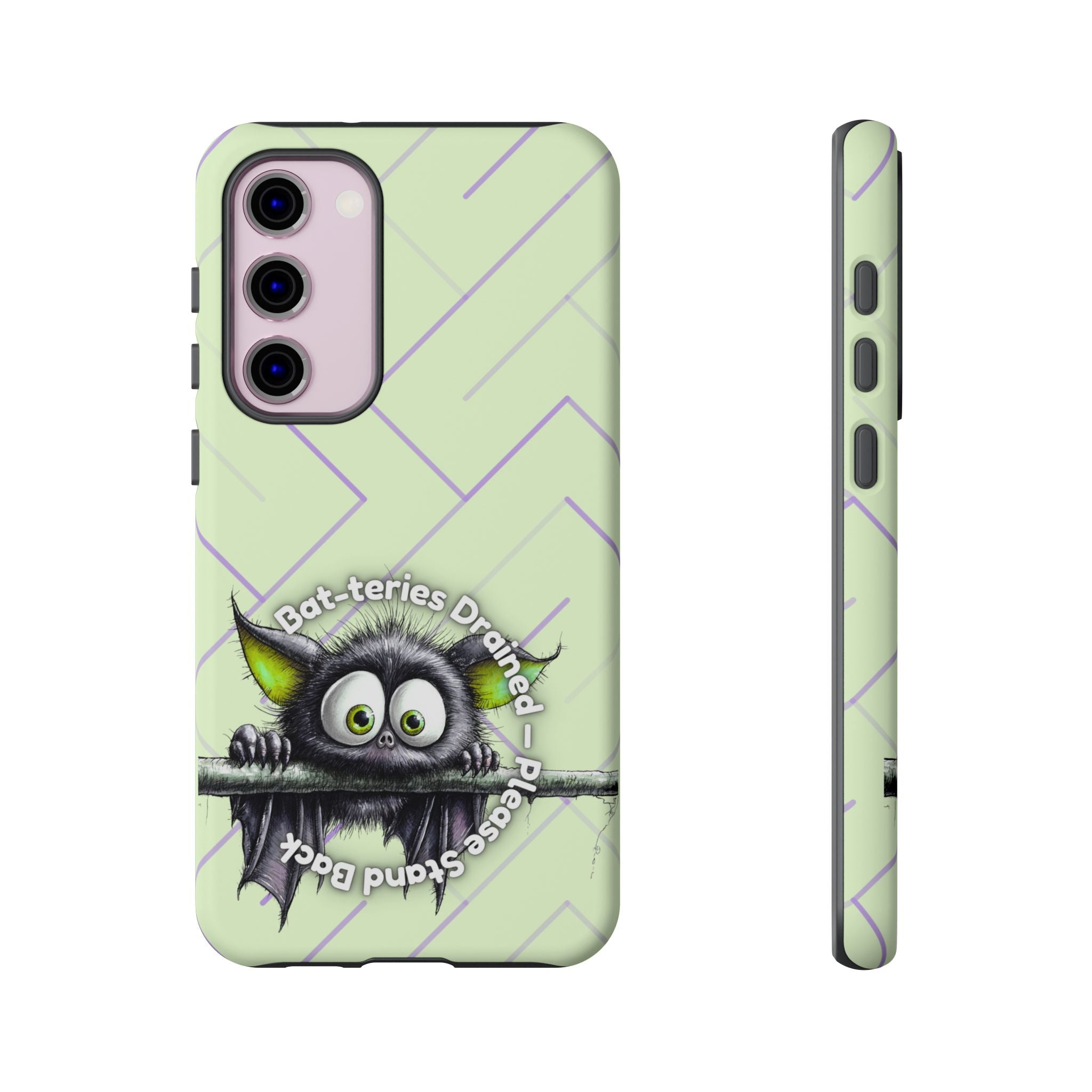 Bat-teries Drained Phone Case – Quirky Bat