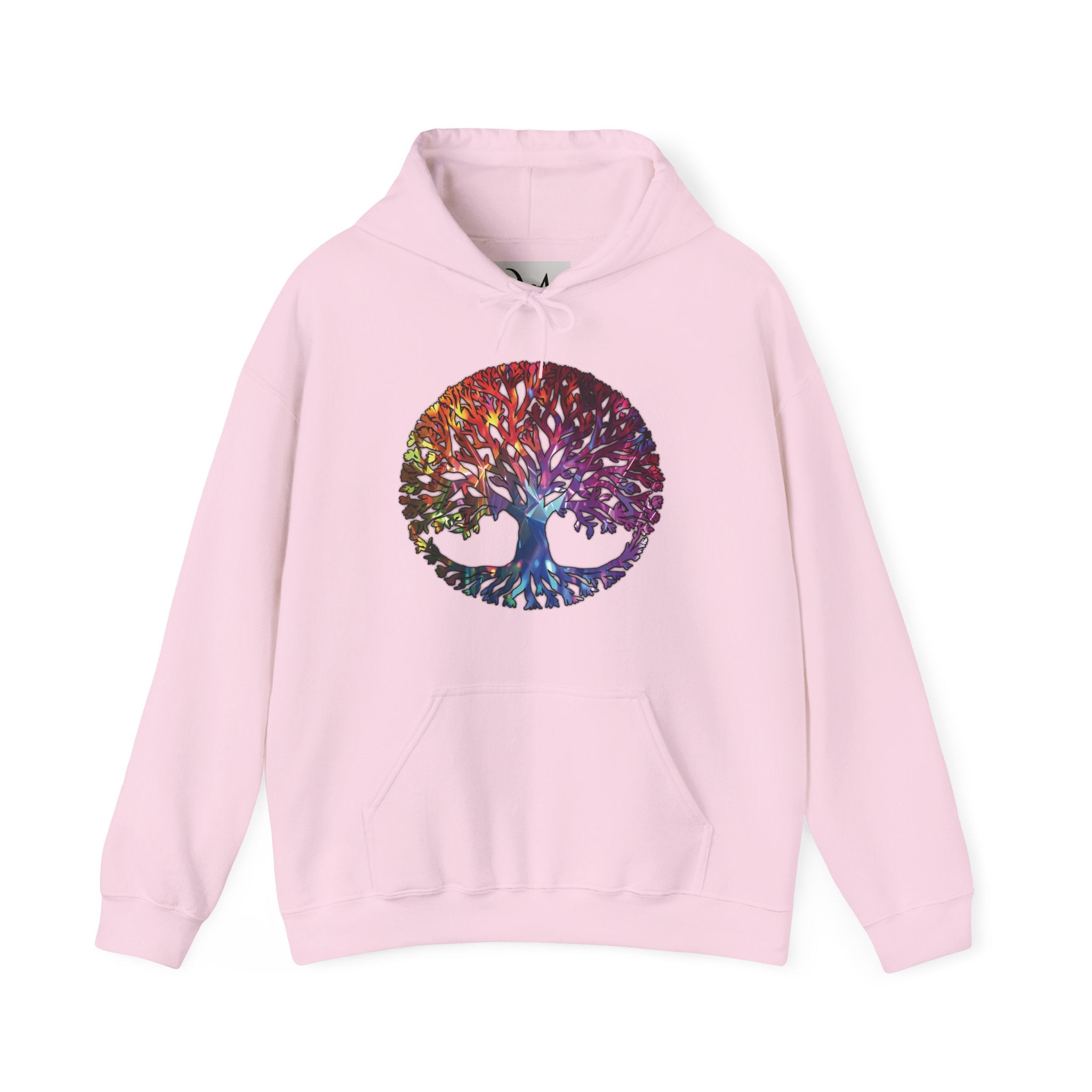 Unapologetically Neurodivergent Hoodie-Holographic Crystal Tree Design, Bold Identity Statement