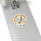 Emotionally Unhinged Giraffe Sticker