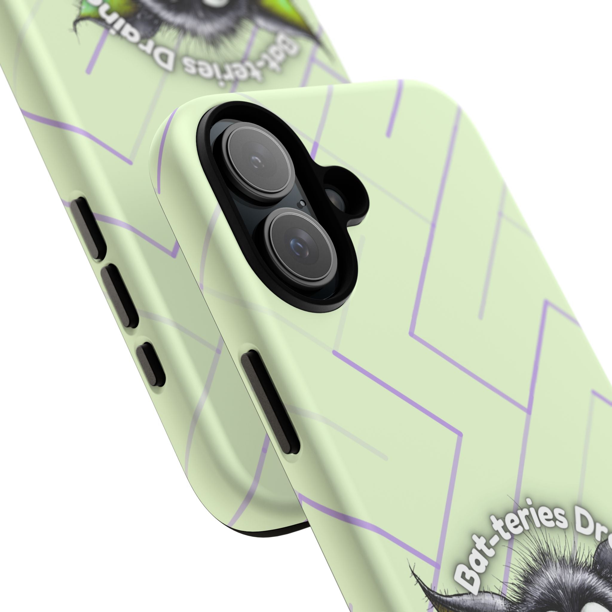 Bat-teries Drained Phone Case – Quirky Bat